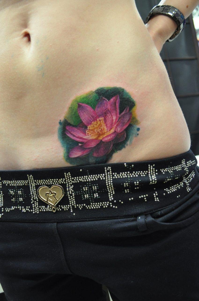 Designs Of Lotus Flower Tattoo For Men And Women Vean Tattoo