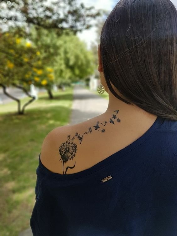 23 Designs Of Dandelion Tattoo For Men And Women VeAn Tattoo