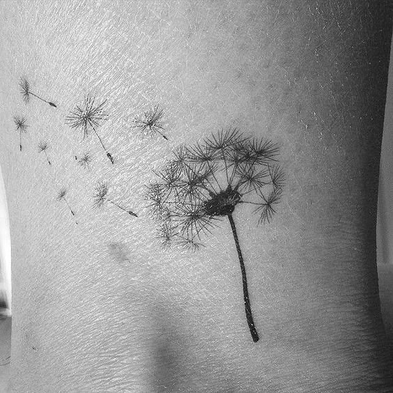 Designs Of Dandelion Tattoo For Men And Women Vean Tattoo