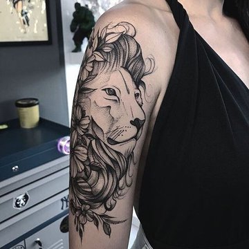 leo tattoo design