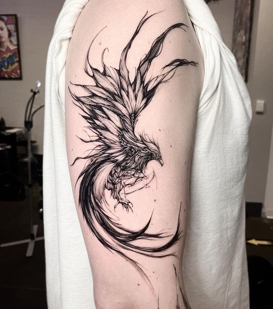 Phoenix tattoo: meaning, designs and styles - VeAn Tattoo