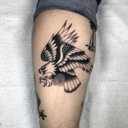 Freestyle Eagle Tattoo - Ace Tattooz and Art Studio India