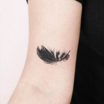 turkey feather tattoos