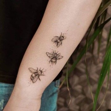 Bee tattoos