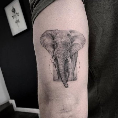 Elephant tattoo: what does it mean, designs and styles - VeAn Tattoo