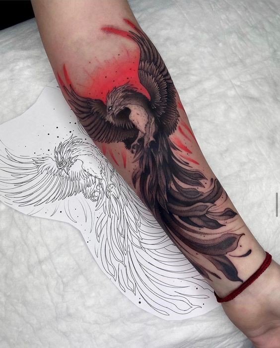 Phoenix tattoo: meaning, designs and styles - VeAn Tattoo