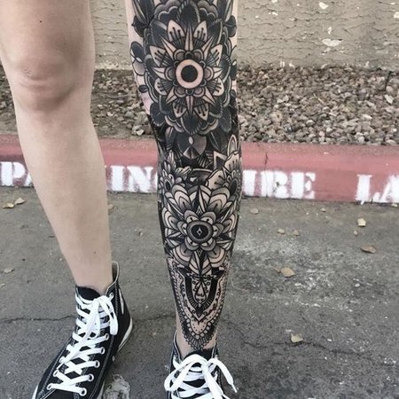 27+ Coolest leg sleeve tattoo designs for men in different styles ...