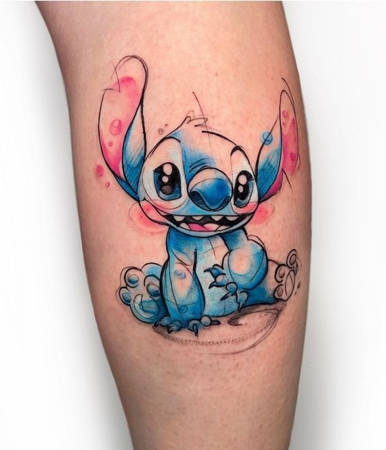 Tattoo uploaded by shawn anderson • Stitch watercolor! • Tattoodo