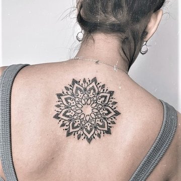 Mandala Back Tattoo by Calum Cochrane - Tribal Body Art