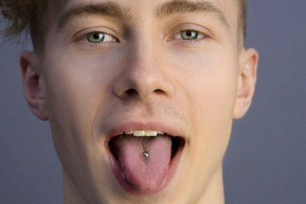 Tongue piercing