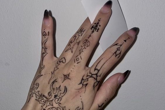 Finger tattoo