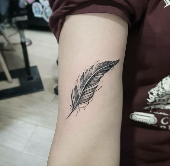 Buy Feather Tattoo Design Download High Resolution Digital Art PNG  Transparent Background Printable SVG Tattoo Stencil Online in India - Etsy