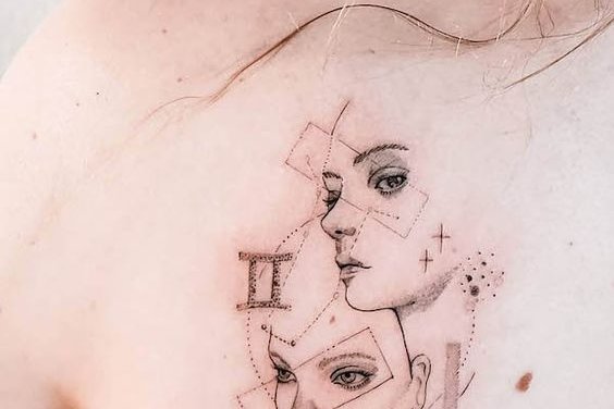 gemini tattoo design