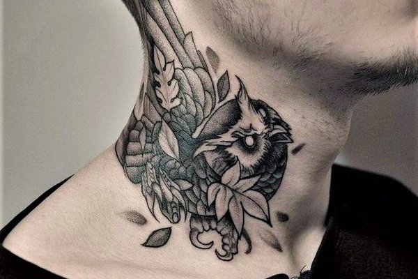 neck tattoo