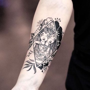 gemini tattoo design