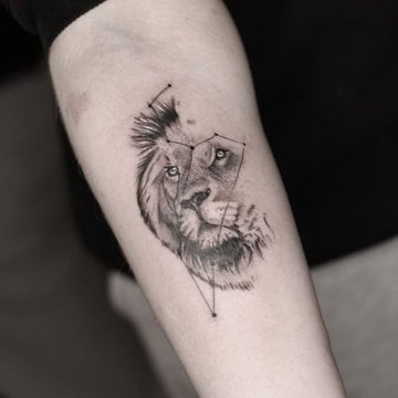 leo tattoo design