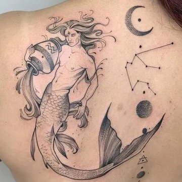 37 Awe-Inspiring Aquarius Tattoos For Women | Aquarius tattoo, Tattoos for  women, Tattoo designs