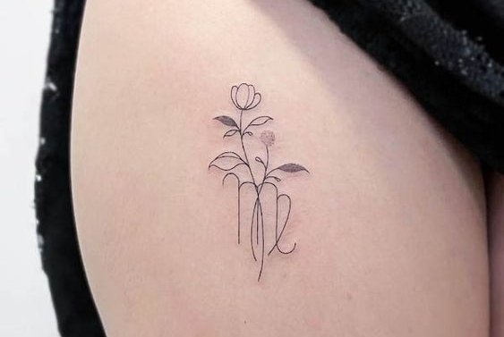 25+ Best Tattoos for virgo zodiac: Designs & Meanings & Ideas - VeAn Tattoo