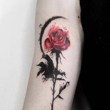Trash Polka tattoo