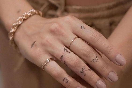 Finger tattoo