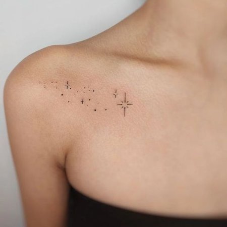 Buy The Second Star to the Right Temporary Tattoo set of 3 Online in India  - Etsy