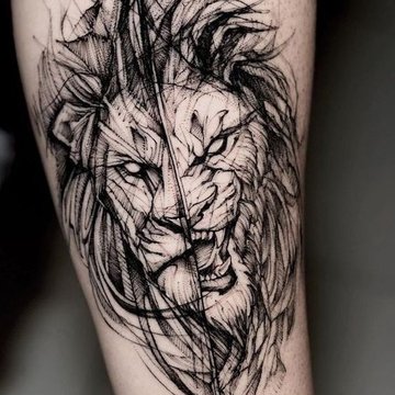 leo tattoo design