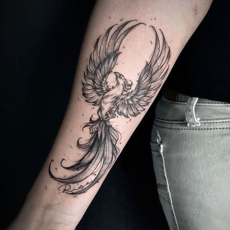 Phoenix tattoo: meaning, designs and styles - VeAn Tattoo