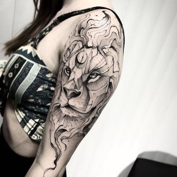 leo tattoo design