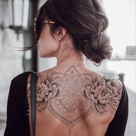 Upper Back Tattoo Ideas for Women