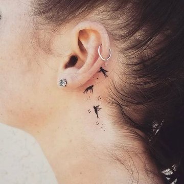 neck tattoo