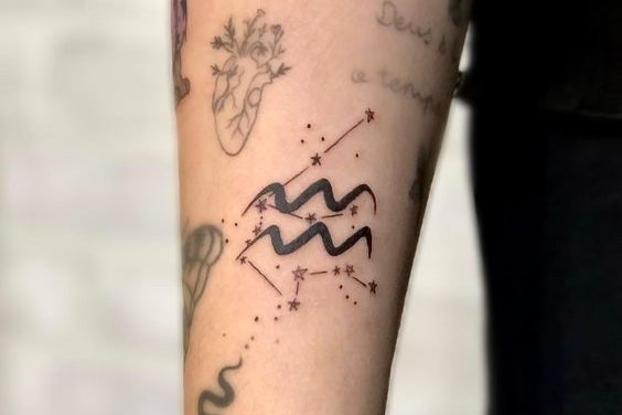 Zodiac: Scorpio Design Temporary Tattoo