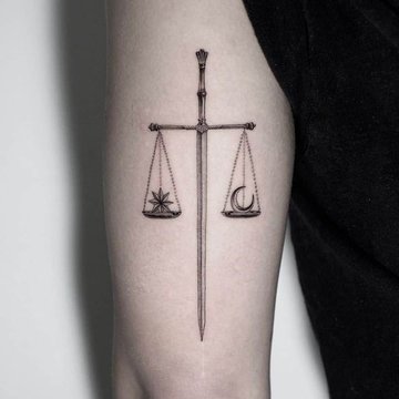 36 Best Libra Tattoo Designs (and What They Mean) - Saved Tattoo