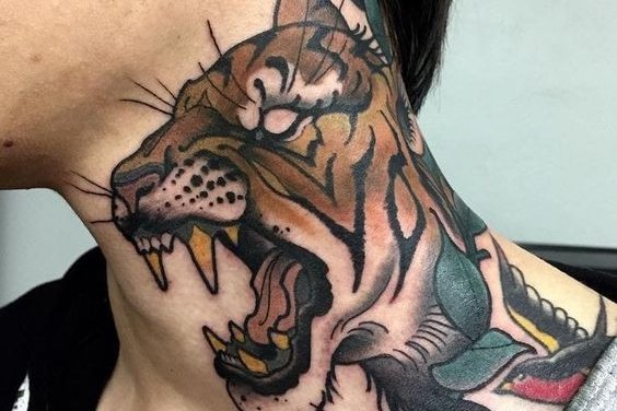neck tattoo