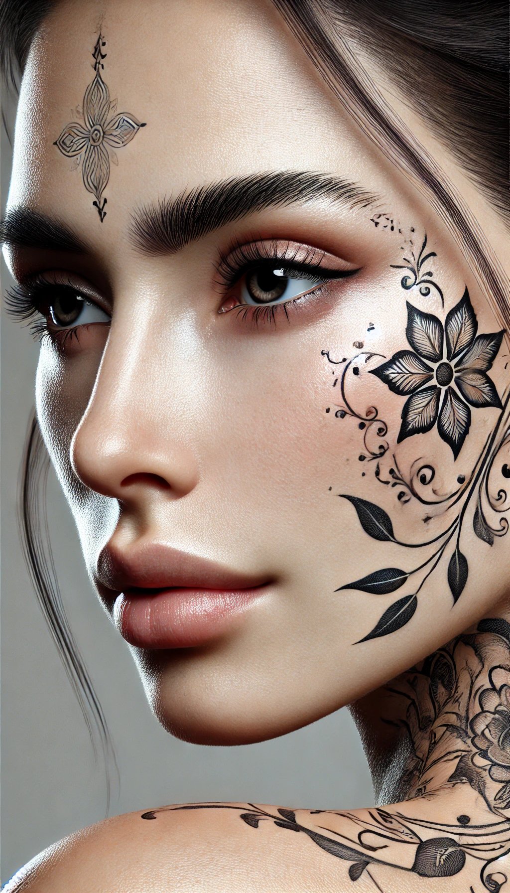 Face tattoos | 15+ Best Tattoo Ideas for Men and Women. The best face ...