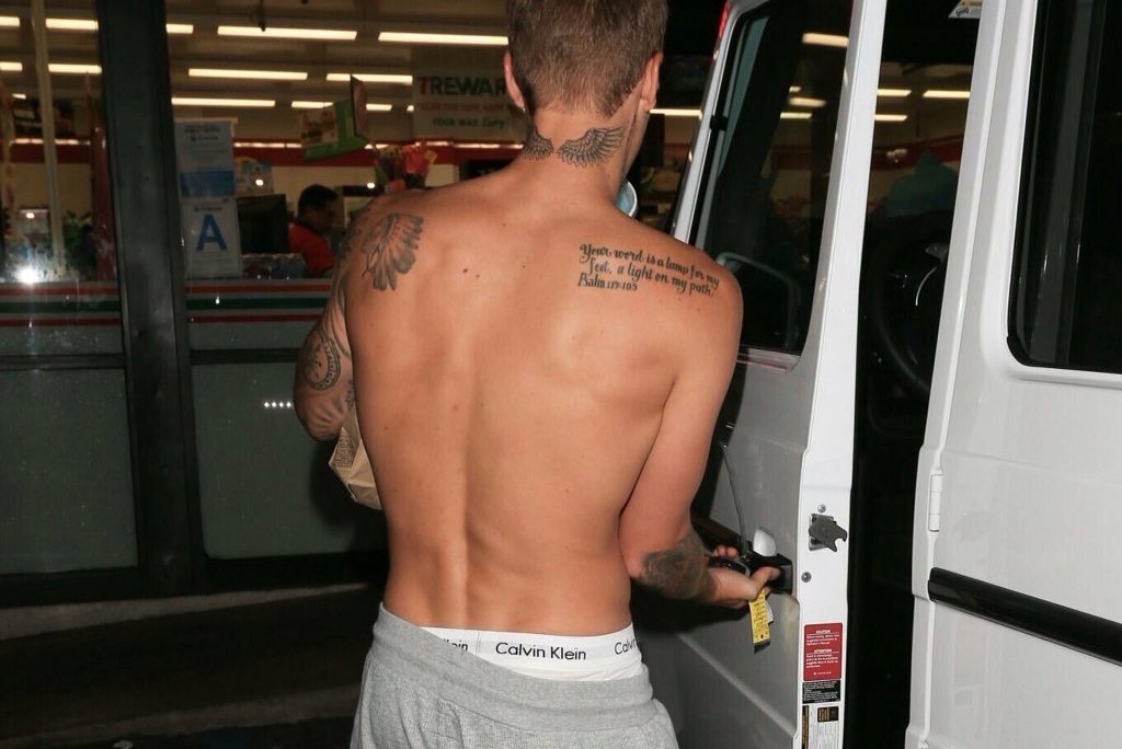 justin bieber tattoo meaning