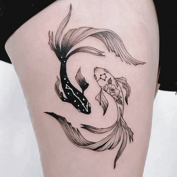 Pisces (Tattoo Design) :: Behance