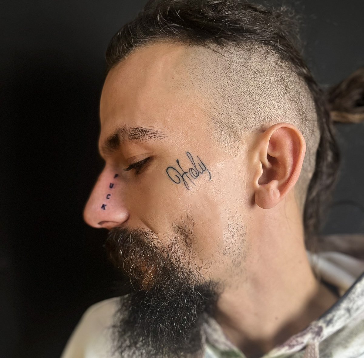 Face tattoos | 15+ Best Tattoo Ideas for Men and Women. The best face ...