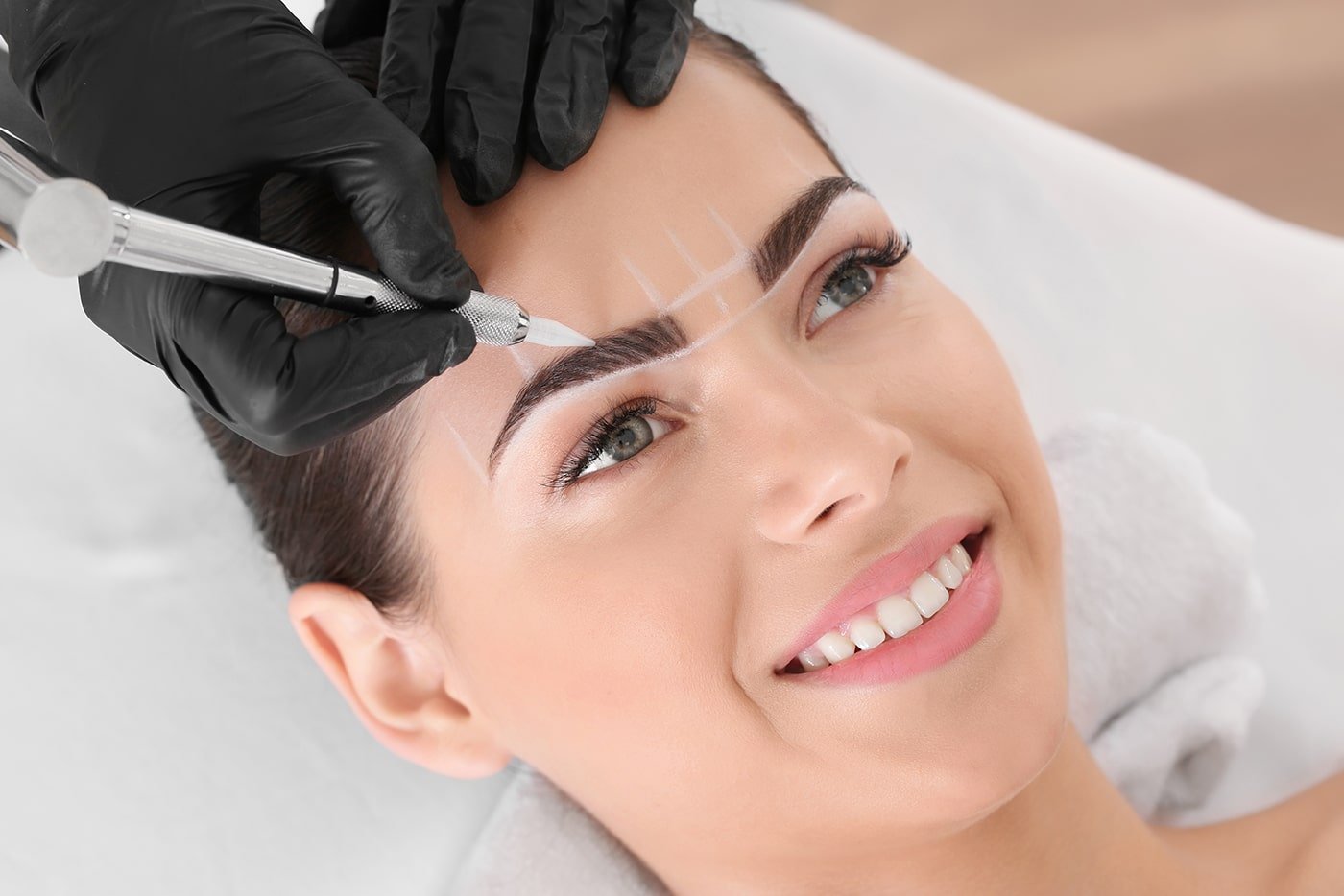 eyebrow feathering healing process