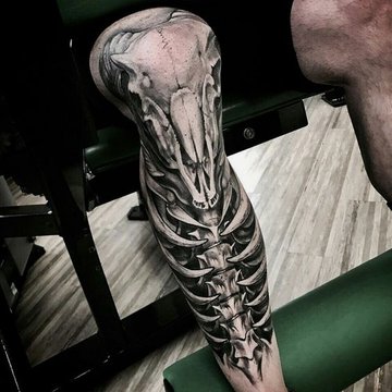 27+ Coolest leg sleeve tattoo designs for men in different styles