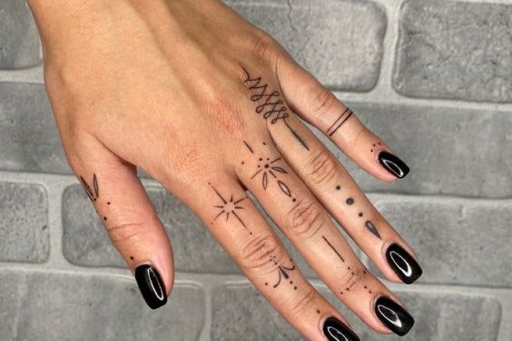 Finger tattoo