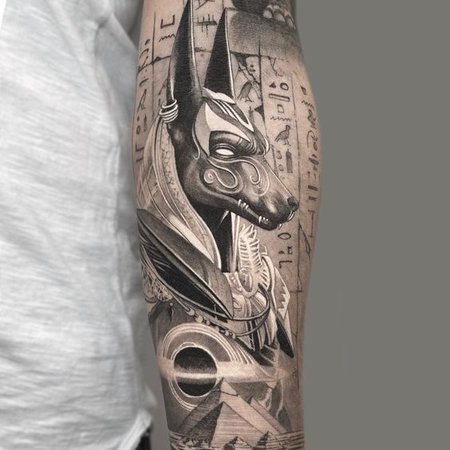 23  designs and meaning of Anubis tattoo for men and women VeAn Tattoo