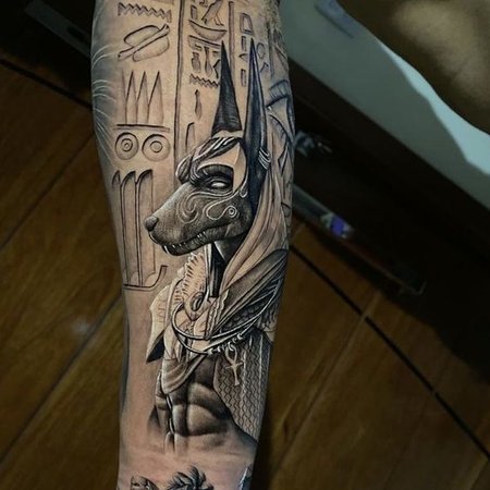 23+ designs and meaning of Anubis tattoo for men and women - VeAn Tattoo