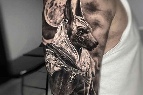Anubis done by Casimir at Ritual Ink Finland, Kokkola. : r/tattoo