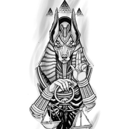 23+ designs and meaning of Anubis tattoo for men and women - VeAn Tattoo