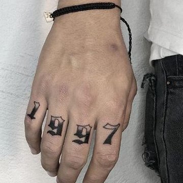 Finger tattoo