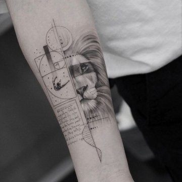 leo tattoo design