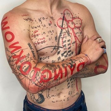 Trash Polka tattoo