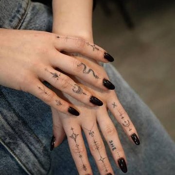 Finger tattoo