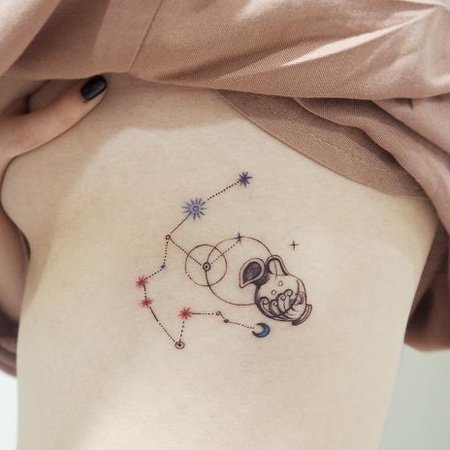 Aquarius Astrology Symbols Temporary Tattoo Set – Tatteco