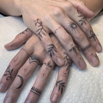 Finger tattoo